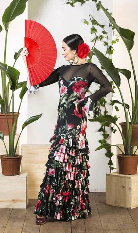 Vestidos de flamenco para bailar hot sale